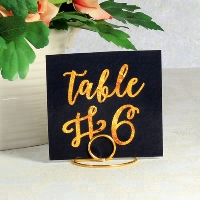 Silver and Gold Name Card Holder