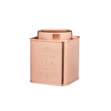 Square Small Metal Tea Tin Box