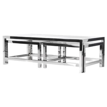 Stainless Steel Metal Coffee Table