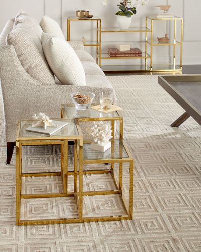 Stainless Steel Sofa Side Tables