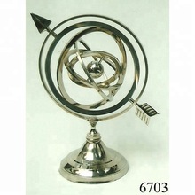 Armillary Sphere Brass Globe Nautical, Size : 10.5'