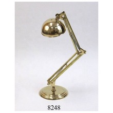 BRASS ADJUSTABLE TABLE LAMP, Size : 27'