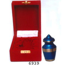 Metal Brass Cremation Keepsake Urn, Style : Funeral