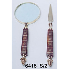 Decorative Brass Magnifying Glass