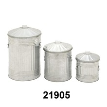 Iron Galvanized Trash Can, Feature : Eco-Friendly