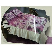 100% Cotton Digital Print Bedspread, For Home, Pattern : Plain Dyed