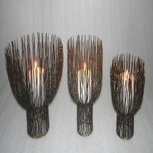 Metal Iron Candle Cage, For Home Decration, Shape : Round Shape