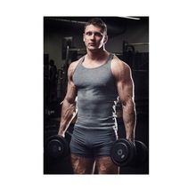 Polyester / Cotton Mens Plain Gym Stringer, Style : HIGH STREET