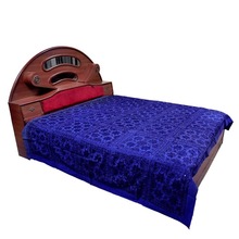 Bed Sheet, For Home, Hotel, Color : Royal Blue