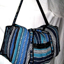 Hand Woven Cotton Backpack Crossbody Bag, Color : Multi