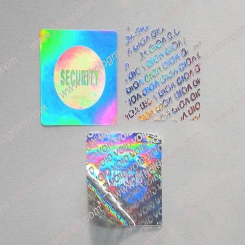 2D Hologram Sticker, For Prevent Counterfeiting, Size : 6 Cm X 2.5 Cm