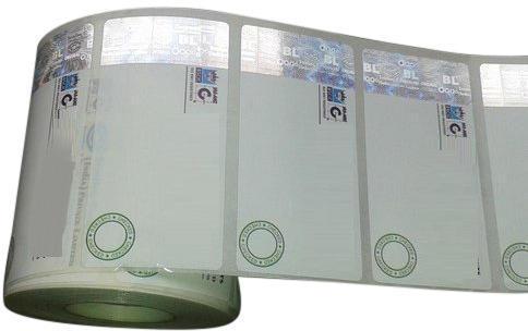 Polyester Hologram Paper Labels, Feature : Soft Texture, Sharp Clarity, Durability