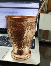 Engraved Copper Water Tumbler, Thickness : 5-7mm