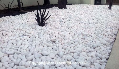 Natural Stone White Pebbles