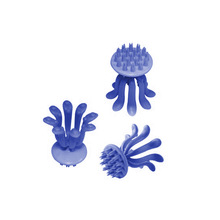 Plastic Head Massager, Color : Blue