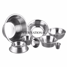 Stainless Steel Dog Feeder Bowl, Size : Dia-6''H- 3.5''