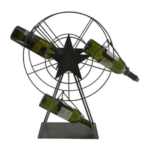 Metal Ferris Wheel Wine Bottle Holder, Feature : Eco-Friendly