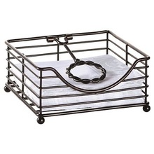 Metal Iron Napkin Holder, Size : 15.5x16.5x5.4 C