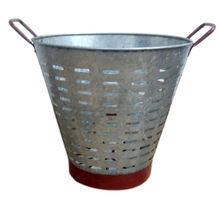 Olive Metal Bucket With Handle, Feature : Eco-Friendly