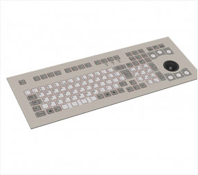 Metal Keyboard With Trackball