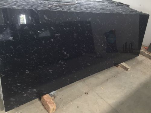 Polished Pearl Black Granite, For Countertop, Flooring, Hotel Slab, Office Slab, Restaurant Slab