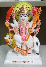 MARBLE Colorful Durga Maa Statues, Style : Religious