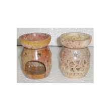 Soapstone Aroma Oil Burner, For Decorative Use, Feature : High Efficiency Cooking, Light Weight, Non Breakable