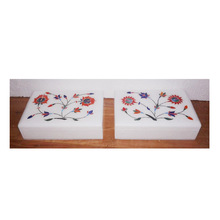 Stone White Marble Boxes, For Home Decoration