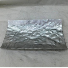 Sunrise Art Rectangle Aluminium Metal Fruit Dish, For Home Hotel Restaurant, Feature : Eco-Friendly