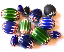 Chevron Glass Beads