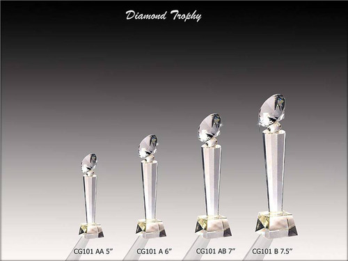 Diamond Crystal Trophy, For Appreciation Award, Feature : Water Resistance