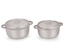 ALUMINIUM ROUND HANDLE COOKING POT, Certification : FDA, LFGB, SGS