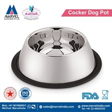 Metal Cocker Dog Bowls