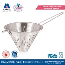 Conical Soup Strainer With Wire Handle, Certification : FDA, LFGB, SGS