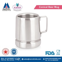 Stainless Steel Conical Beer Mug, Certification : FDA, LFGB, SGS