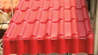 Plain Powder Coated Plastic Tile Roofing Sheet