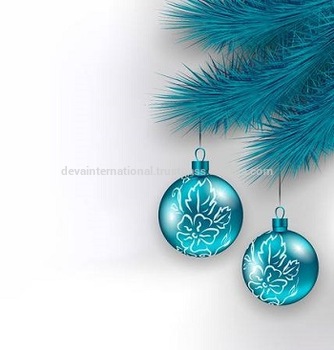 BLUE COLOR CHRISTMAS HANGING BOLL, Size : 3.5'/4' HEIGHT