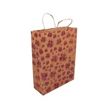 CLASSIC BROWN SHOPPING PAPER BAG, Size : Customized Size