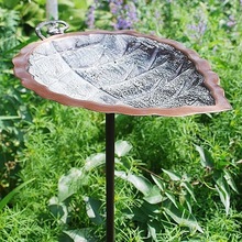 LEAF GARDEN BIRD BATH VINTAGE