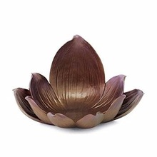 LOTUS FLOWER TEA LIGHT CANDLE HOLDER, Size : 6' DIA