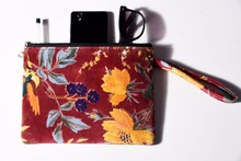 Handicraft-Palace Velvet Maroon Bag, Length :  9' Inch ( 23 CM)