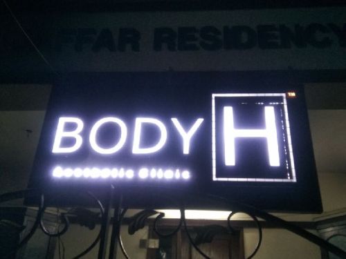 Rectangle LED ACP Glow Sign Boards