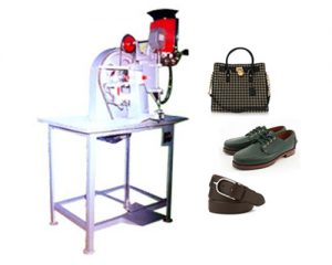 Channel With Angle Frame Stand Wooden Board Eyeleting Machine