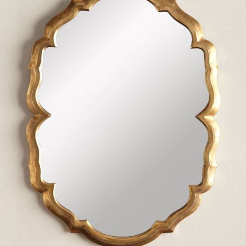 ANTIQUE OVAL DC MIRROR