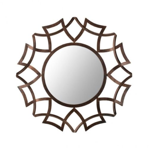 COPPER CROSS DECORATIVE MIRROR