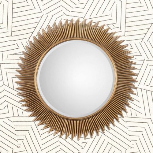 METAL STICKS DECORATIVE MIRROR