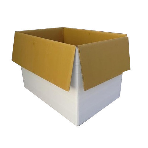 Corrugated HDPE Laminated Box, Pattern : Plain