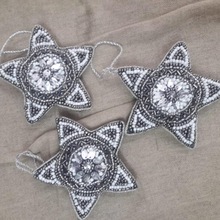 Decorative Hanging Star Beaded, For Christmas Decoration