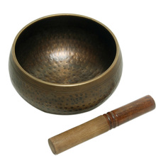 Metal Hammered Tibetan Singing Bowls, For Meditation, Color : Customized