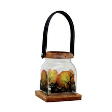 Small Glass Lighting Lamp, For Candle Holder Lantern